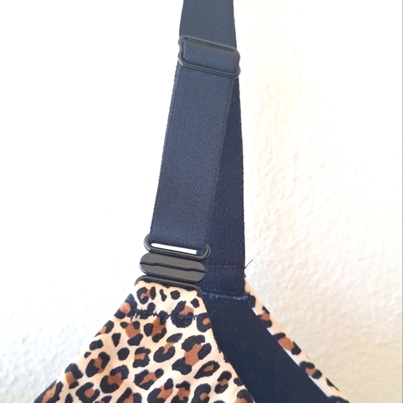 Auden Animal Print Lightly Lined Full Coverage T-Shirt Women's Bra Size 40DDD - Picture 7 of 9